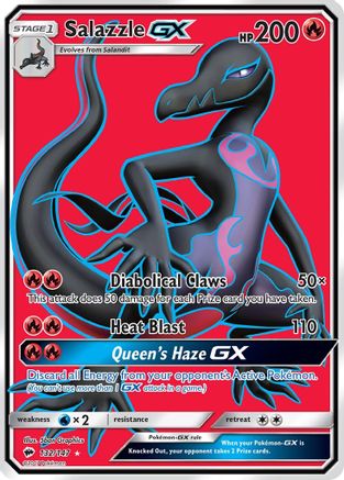 Salazzle GX (132/147) [Sun & Moon: Burning Shadows]-1