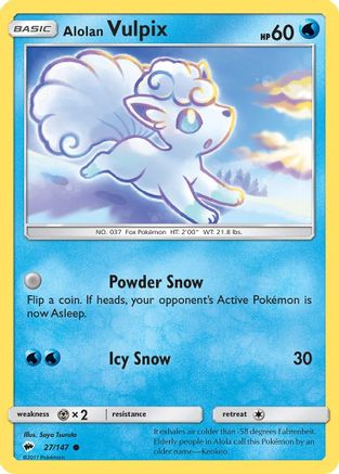 Alolan Vulpix (27/147) [Sun & Moon: Burning Shadows]-1
