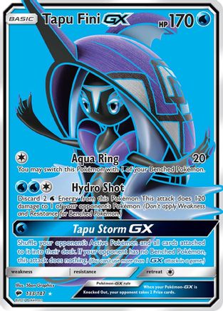 Tapu Fini GX (133/147) [Sun & Moon: Burning Shadows]-1