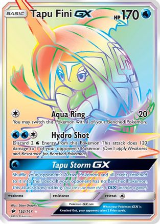 Tapu Fini GX (152/147) [Sun & Moon: Burning Shadows]-1