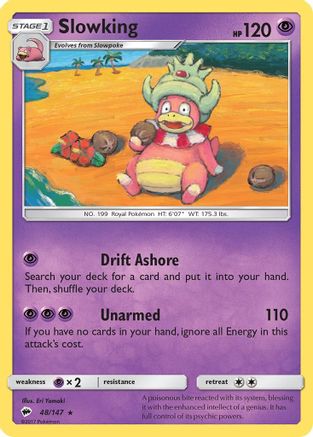 Slowking (48/147) [Sun & Moon: Burning Shadows]-1