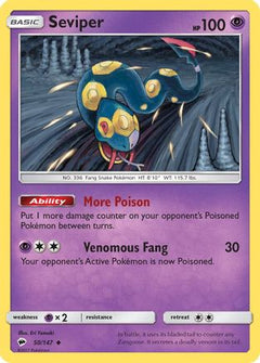 Seviper (50/147) [Sun & Moon: Burning Shadows]-1