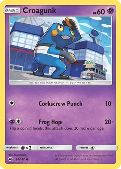 Croagunk (54/147) [Sun & Moon: Burning Shadows]-1