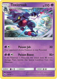 Toxicroak (55/147) [Sun & Moon: Burning Shadows]-1