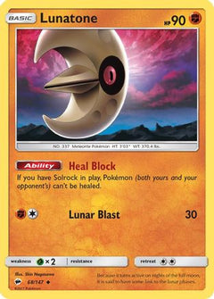 Lunatone (68/147) [Sun & Moon: Burning Shadows]-1