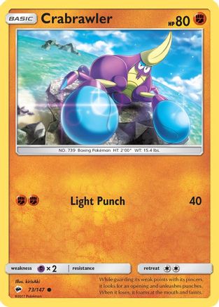 Crabrawler (73/147) [Sun & Moon: Burning Shadows]-1