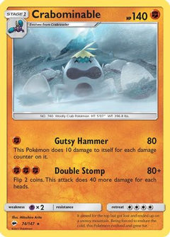 Crabominable (74/147) [Sun & Moon: Burning Shadows]-1