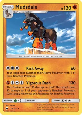 Mudsdale (78/147) [Sun & Moon: Burning Shadows]-1