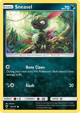 Sneasel (85/147) [Sun & Moon: Burning Shadows]-1