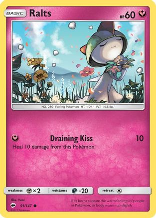 Ralts (91/147) [Sun & Moon: Burning Shadows]-1