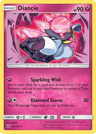 Diancie (94/147) [Sun & Moon: Burning Shadows]-1