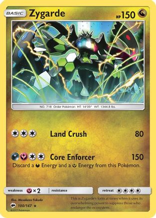 Zygarde (100/147) [Sun & Moon: Burning Shadows]-1