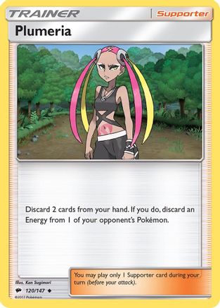 Plumeria (120/147) [Sun & Moon: Burning Shadows]-1