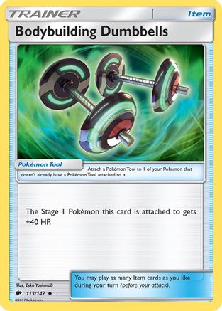 Bodybuilding Dumbbells (113/147) [Sun & Moon: Burning Shadows]-1