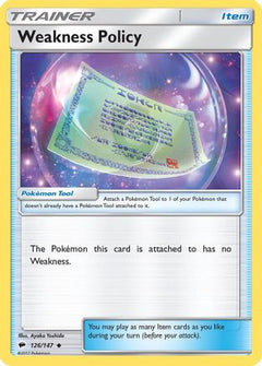 Weakness Policy (126/147) [Sun & Moon: Burning Shadows]-1