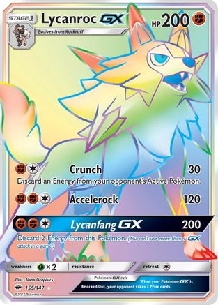 Lycanroc GX (155/147) [Sun & Moon: Burning Shadows]-1
