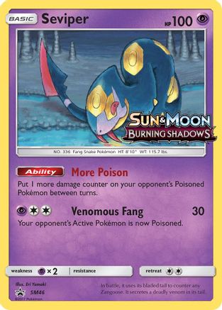 Seviper (SM46) [Sun & Moon: Black Star Promos]-1