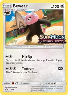 Bewear (SM49) (Staff Prerelease Promo) [Sun & Moon: Black Star Promos]-1