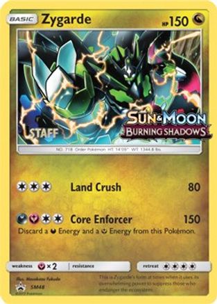 Zygarde (SM48) (Staff Prerelease Promo) [Sun & Moon: Black Star Promos]-1
