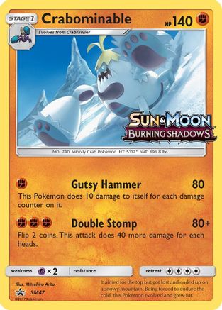 Crabominable (SM47) [Sun & Moon: Black Star Promos]-1