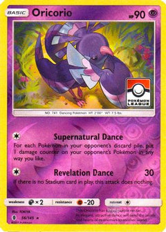 Oricorio (56/145) (League Promo) [Sun & Moon: Guardians Rising]-1