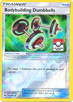 Bodybuilding Dumbbells (113/147) (League Promo) [Sun & Moon: Burning Shadows]-1