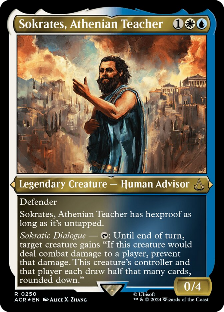 Sokrates, Athenian Teacher (Foil Etched) [Assassin's Creed]-1