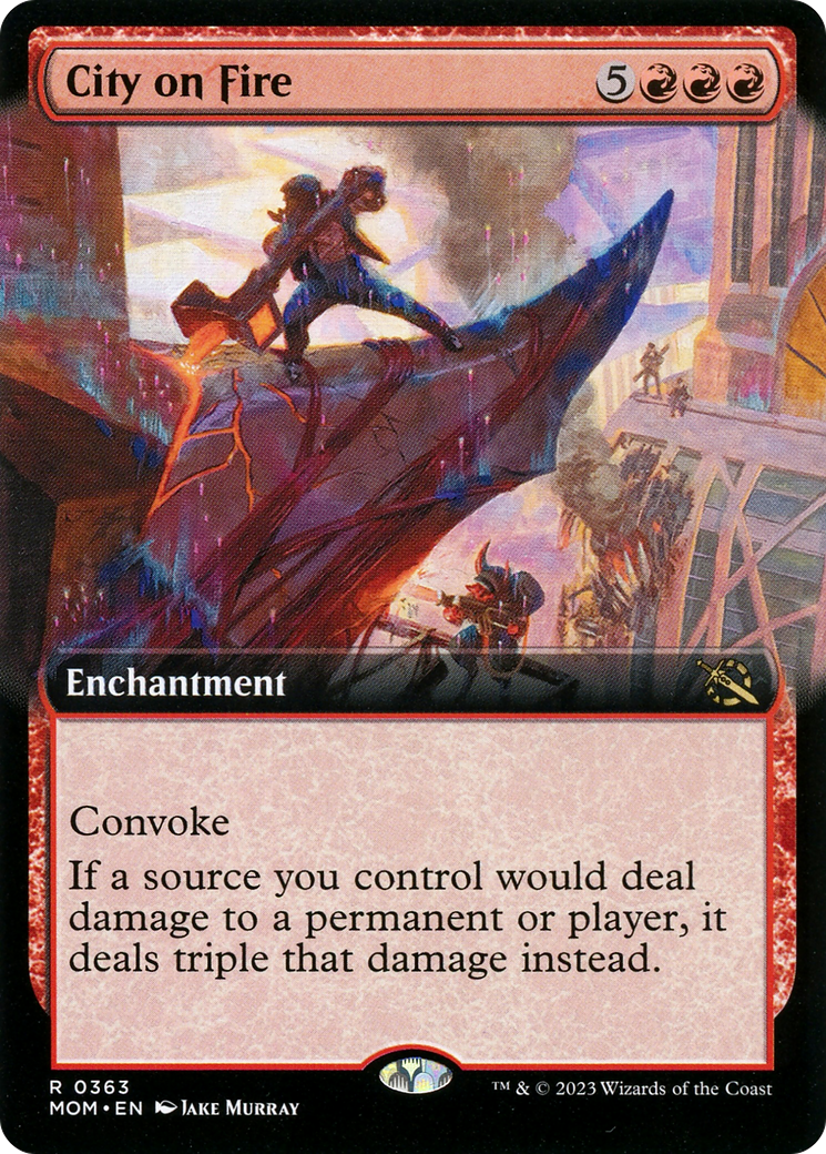 City on Fire (Extended Art) [March of the Machine]-1