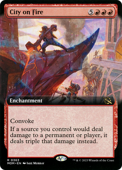 City on Fire (Extended Art) [March of the Machine]-1