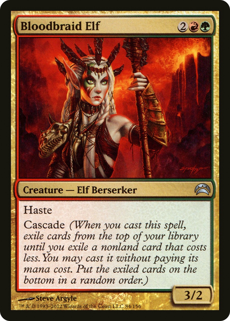 Bloodbraid Elf (PC2-084) - Planechase 2012 Foil-1