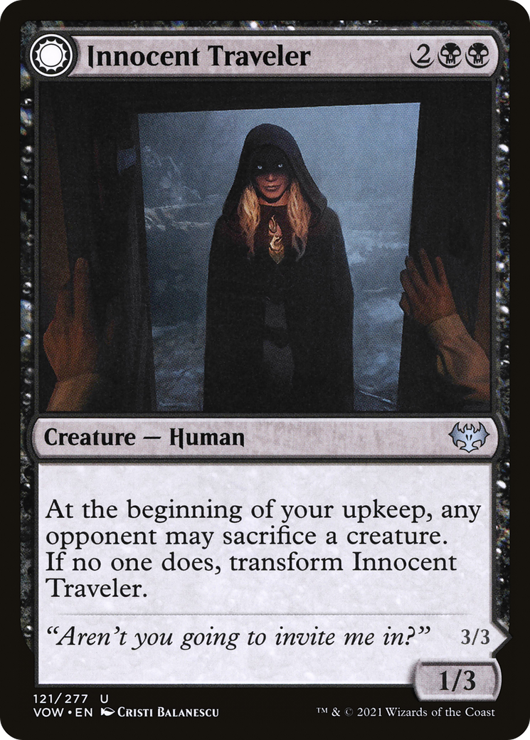 Innocent Traveler // Malicious Invader [Innistrad: Crimson Vow]-3