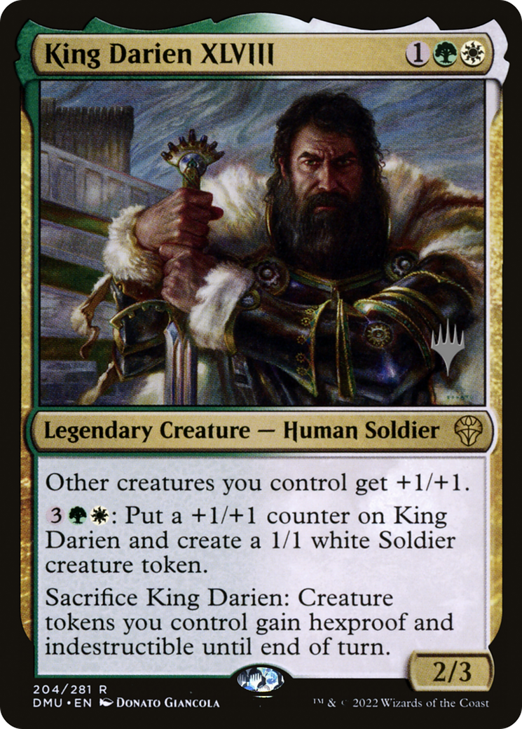 King Darien XLVIII (Promo Pack) [Dominaria United Promos]-1