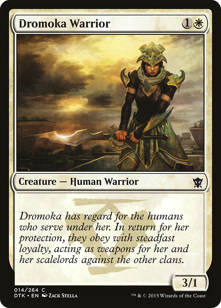 Dromoka Warrior [Dragons of Tarkir]-1