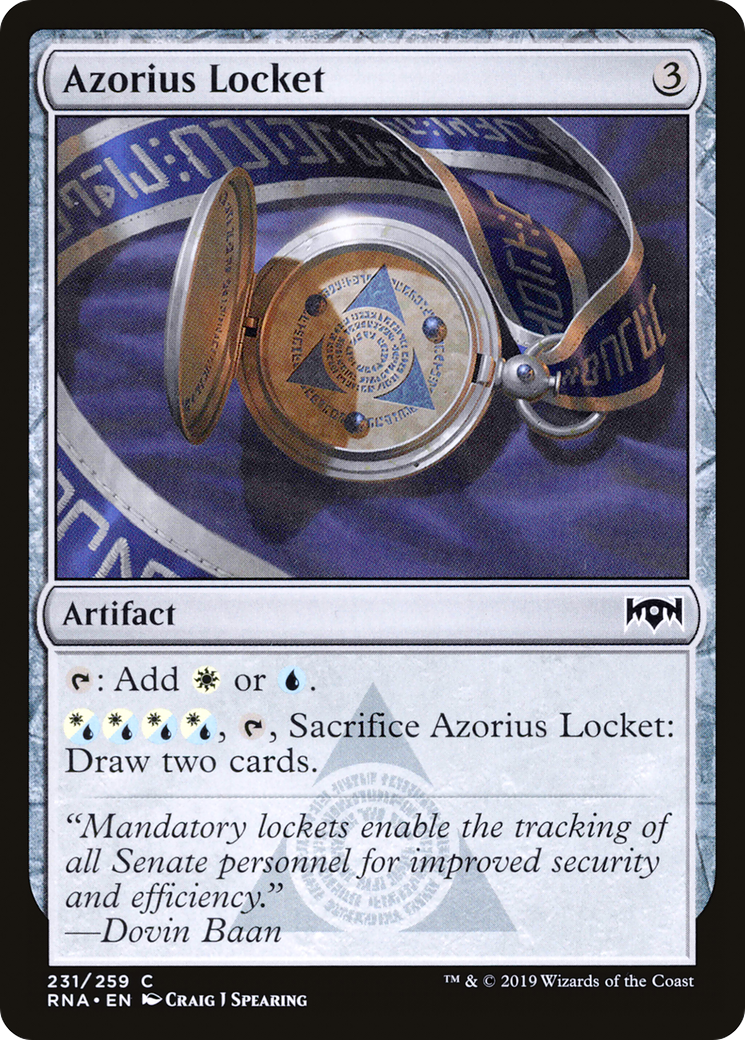 Azorius Locket [Ravnica Allegiance]-1