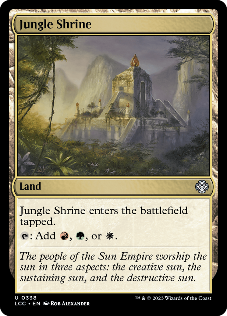 Jungle Shrine [The Lost Caverns of Ixalan Commander]-1