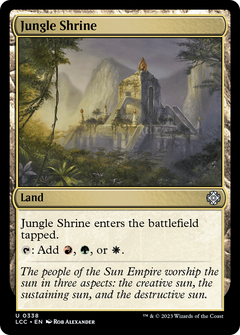 Jungle Shrine [The Lost Caverns of Ixalan Commander]-1