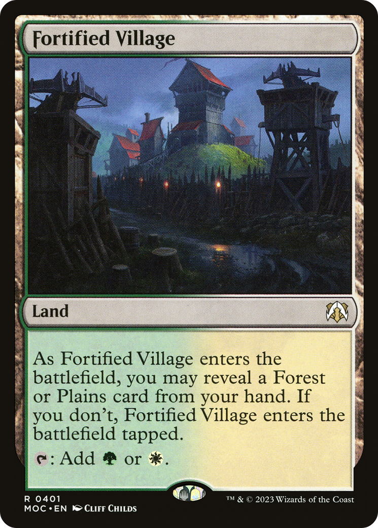 Fortified Village [March of the Machine Commander]-1