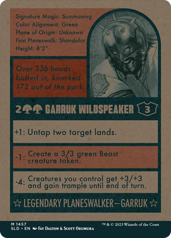 Garruk Wildspeaker [Secret Lair Drop Series]-2