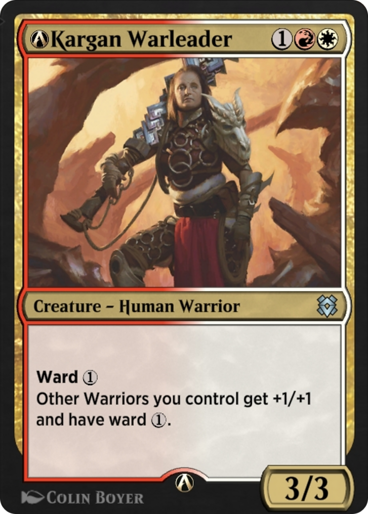 A-Kargan Warleader (ZNR-A-224) - Zendikar Rising-1