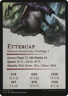 Ettercap // Ettercap (ACLB-014) - Battle for Baldur's Gate Art Series (Borderless) Foil-2