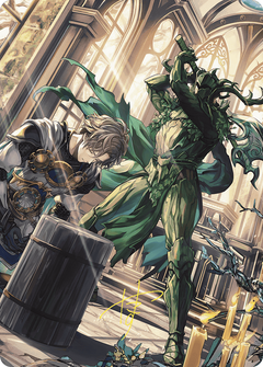 Karmic Justice // Karmic Justice (AWOE-077) - Wilds of Eldraine Art Series (Borderless)-3