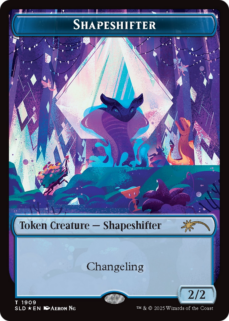 Shapeshifter Token (1909) (Double Rainbow Foil) [Secret Lair Drop Series]-1