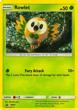 Rowlet (SM01) (General Mills Promo) [Sun & Moon: Black Star Promos]-1