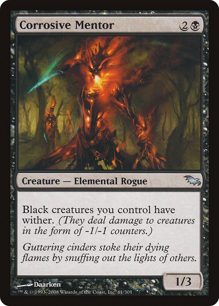 Corrosive Mentor [Shadowmoor]-1