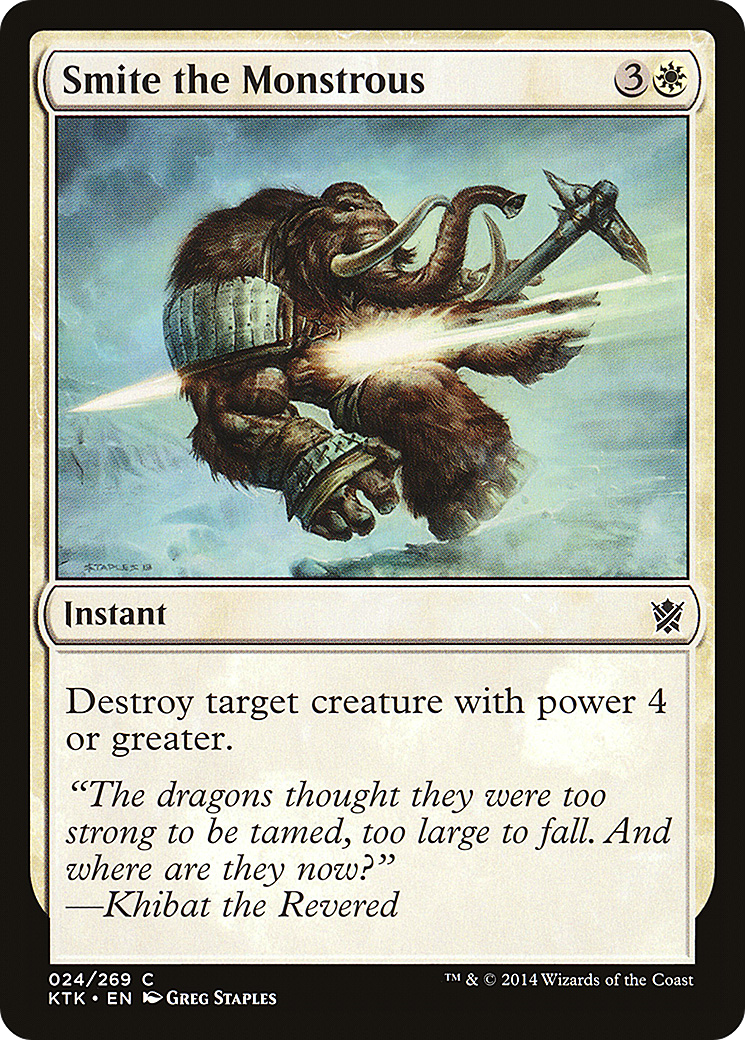 Smite the Monstrous [Khans of Tarkir]-1