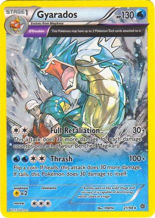 Gyarados (21/98) (Cosmos Holo) (Theme Deck Exclusive) [XY: Ancient Origins]-1