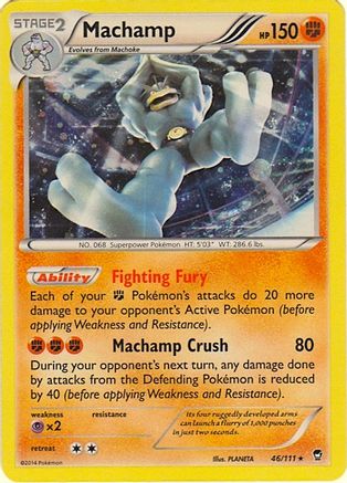 Machamp (46/111) (Cosmos Holo) (Blister Exclusive) [XY: Furious Fists]-1