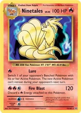 Ninetales (15/108) (Theme Deck Exclusive) [XY: Evolutions]-1