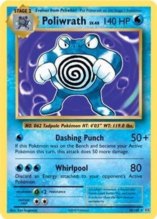 Poliwrath (25/108) (Theme Deck Exclusive) [XY: Evolutions]-1