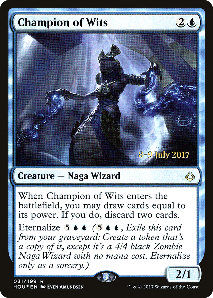 Champion of Wits [Hour of Devastation Prerelease Promos]-1